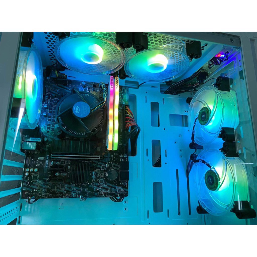 Fan Case G-NET Bộ Kit 5 Fan -  LED RGB (REMOTE + HUB) - Pk Máy Tính