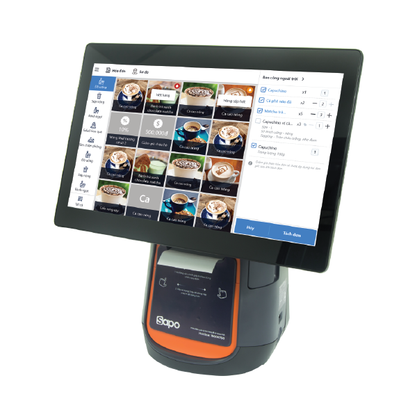 [Chính hãng] Máy bán hàng Sapo FnB S2 mini < Màn hình cảm ứng >