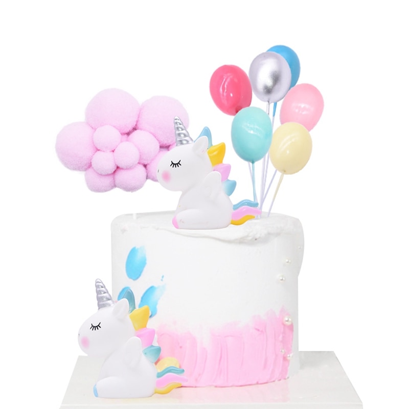 Phụ Kiện Trang Trí Bánh Kem Hình Kỳ Lân Dễ Thương