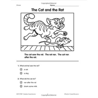 Reading Comprehension ( Grade K tới grade 6)