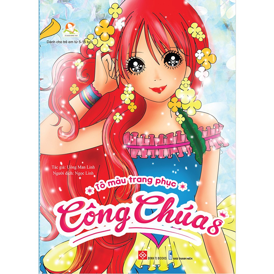 Sách - Tô màu trang phục công chúa
