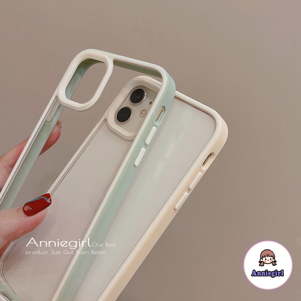 Ốp điện thoại silicon mềm cạnh vuông trong suốt chống sốc thích hợp cho IPHONE 11 7PLUS 8PLUS XR 13 12 PRO MAX