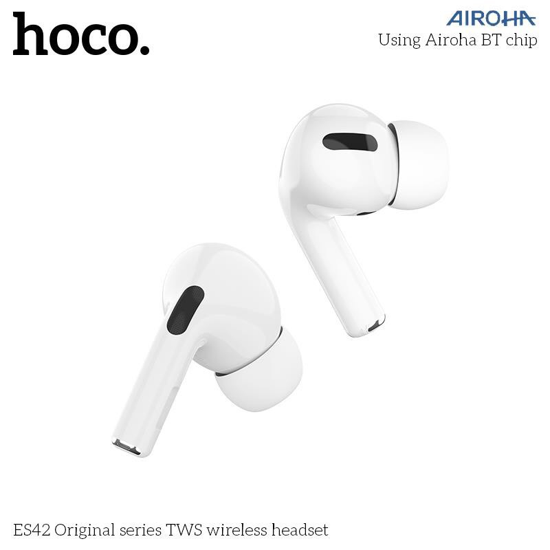 Tai nghe Bluetooth Hoco ES42 (sạc ko dây,pop-up,định vị) (Chính hãng, BH 1 năm)