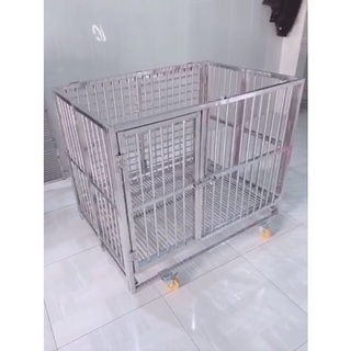 chuồng chó inox lắp ráp