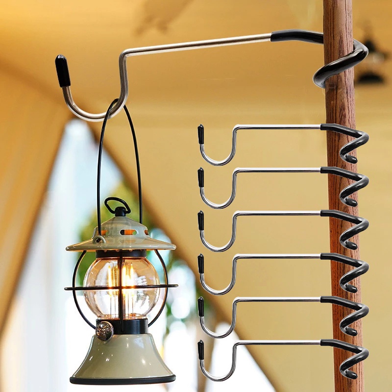 Móc Treo Đèn Cắm Trại Đa Năng Bằng Thép Không Gỉ