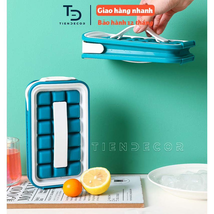 Bình làm đá viên thông minh khay làm đá viên silicon bình làm đá