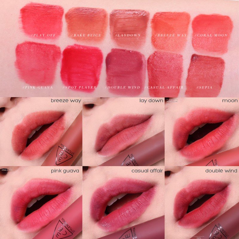 Son Kem Lì 3CE Blur Water Tint 4.6g