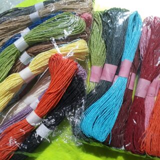 Dây thừng giấy trang trí lọ