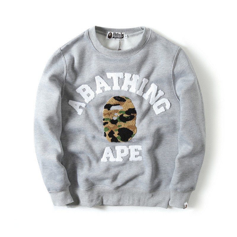 BAPE Men Hoodies Thụy Sĩ Áo khoác Hoàng tử Áo len Vòng nguyệt quế