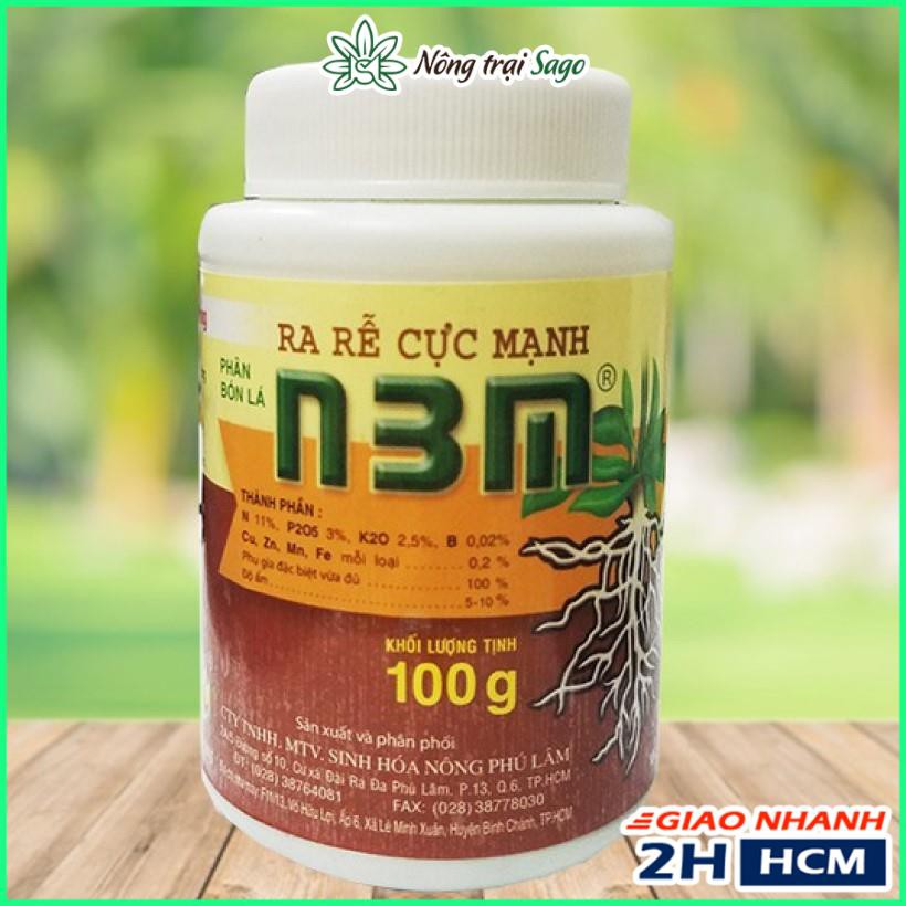 Phân Bón Kích Thích Ra Rễ N3M - Siêu Ra Rễ Cho Cây Trồng - 100gr