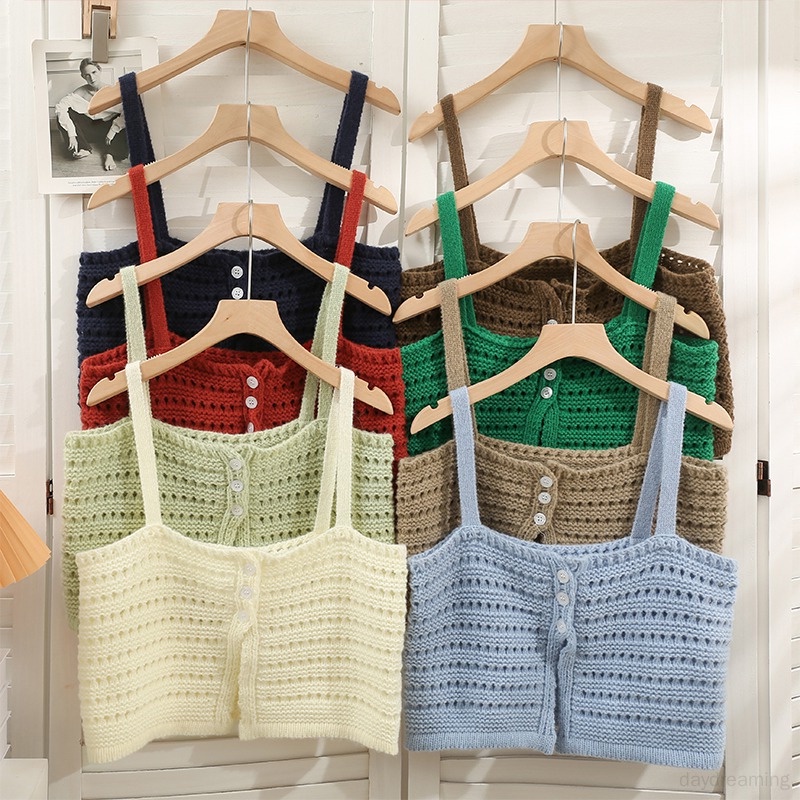 Áo Croptop Sát Nách Phong Cách Hàn Quốc Thời Trang Cho Nữ