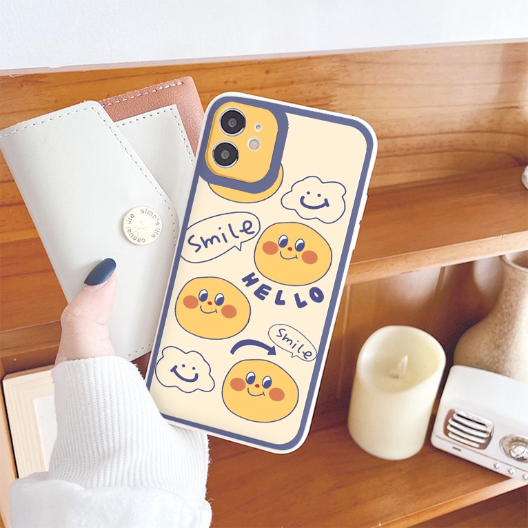 Ốp Điện Thoại iphone Thú vui nhộn Smile dẻo iPhone 12 11promax 7plus 6Plus 7Plus 8Plus X Xs Max 13Promax tr207
