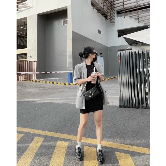 Set Blazer Kèm Váy Body (ảnh cận chất)