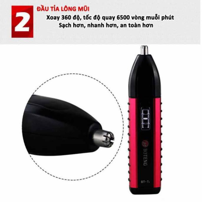 Máy cạo râu kiêm tông đơ cắt tóc BTT1 Tặng vòng tay tùy hưu