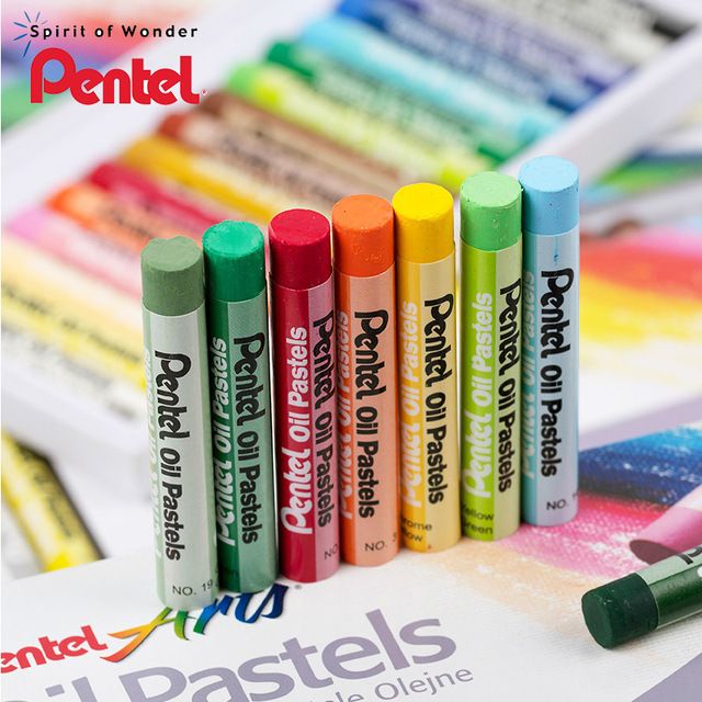 Sáp dầu PENTEL 12/16/25/36/50 Màu CHÍNH HÃNG