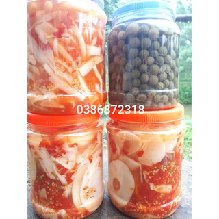 COMBO MĂNG ỚT(2,6KG),1 KG MẮC MẬT NGÂM MUỐI DÙNG CẢ NĂM