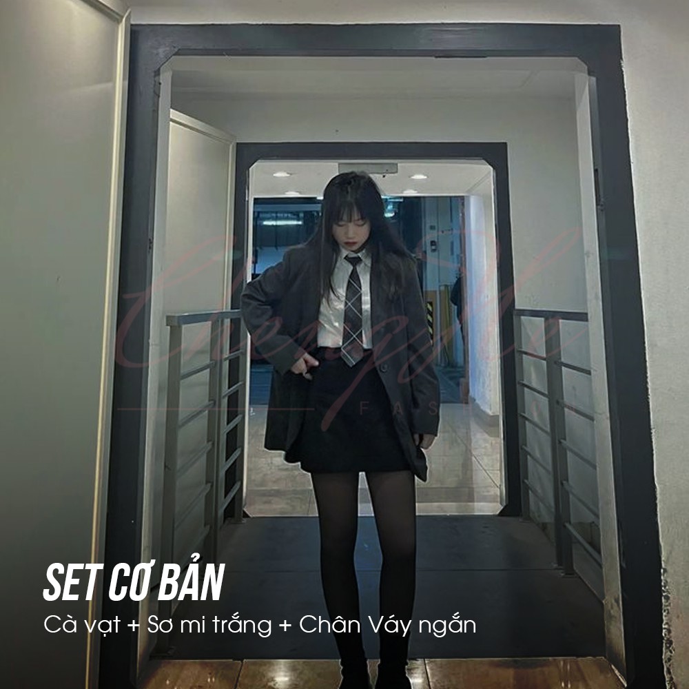 Cà Vạt Nữ Cavat Nhiều Màu Xinh Xắn Phong Cách JK Học Sinh Nhật Bản N00011