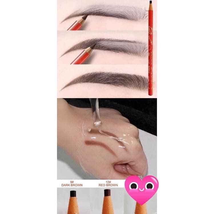 🌈Chì Xé kẻ Mày #Tanako #Red_Brown | BigBuy360 - bigbuy360.vn