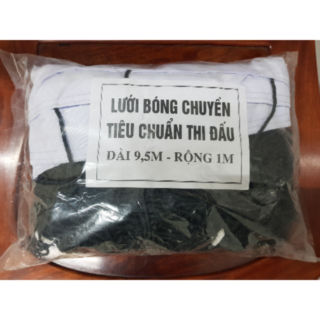 Lưới bóng chuyền da 9.5m x 1m Bình nguyên ( tiêu chuẩn thi đấu )