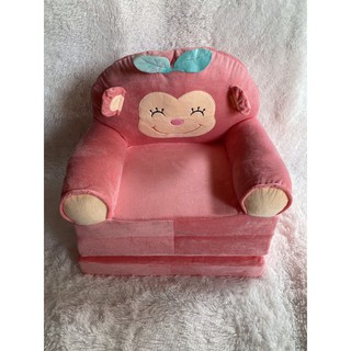 [Free ship-Sale khô máu]Ghế lười bông hình thú,sofa giường cho bé 3 tầng,được chọn mẫu,khỉ hồng