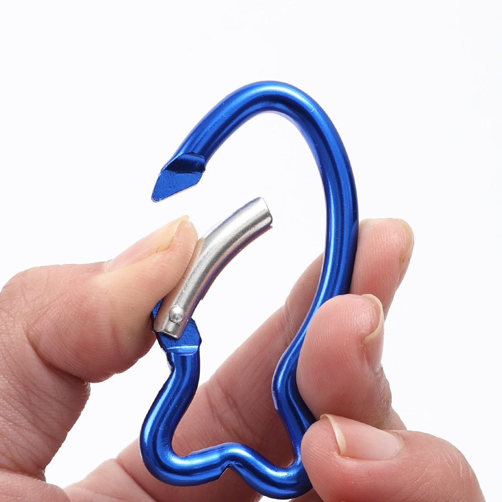 Móc Khóa Hình Cá Bằng Hợp Kim Nhôm Nhỏ Gọn Đa Ứng Dụng