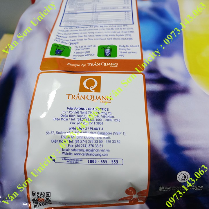 Trà chanh trần quang bịch 336g 24 gói dài 14g - ảnh sản phẩm 4