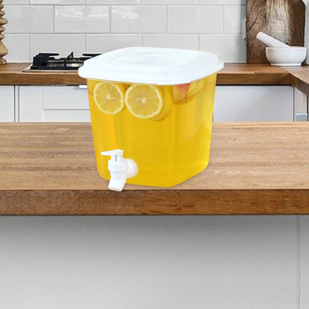 [Dolity2] Bình Đựng Nước Lạnh Dung Tích Lớn 3.5L Có Vòi Rót Cho Tủ Lạnh