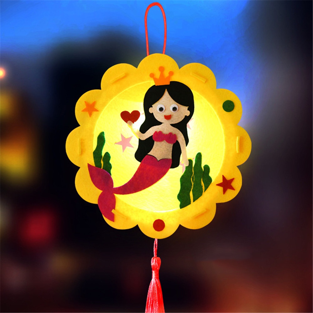 Lồng Đèn Qipin Họa Tiết Động Vật Hoạt Hình Phát Sáng Dành Cho Trẻ Em