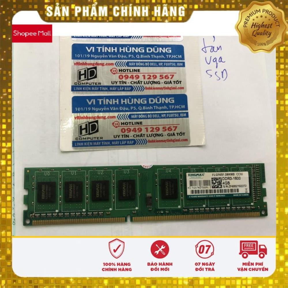 Siêu sale_ RAM GSKILL, DDR3 Gskill Aegis, team, kingmax 4g bus 1333/ 1600, ddr3 gskill 4g bus 1333 1600, ram máy tính