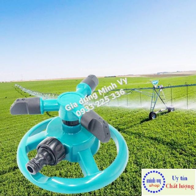 Đâu tưới tự động xoay 360 độ có thể chỉnh góc và tốc độ xoay VX360-2