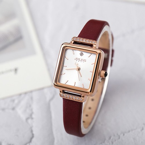 Julius official | Đồng hồ nữ Julius JA-1314 dây da