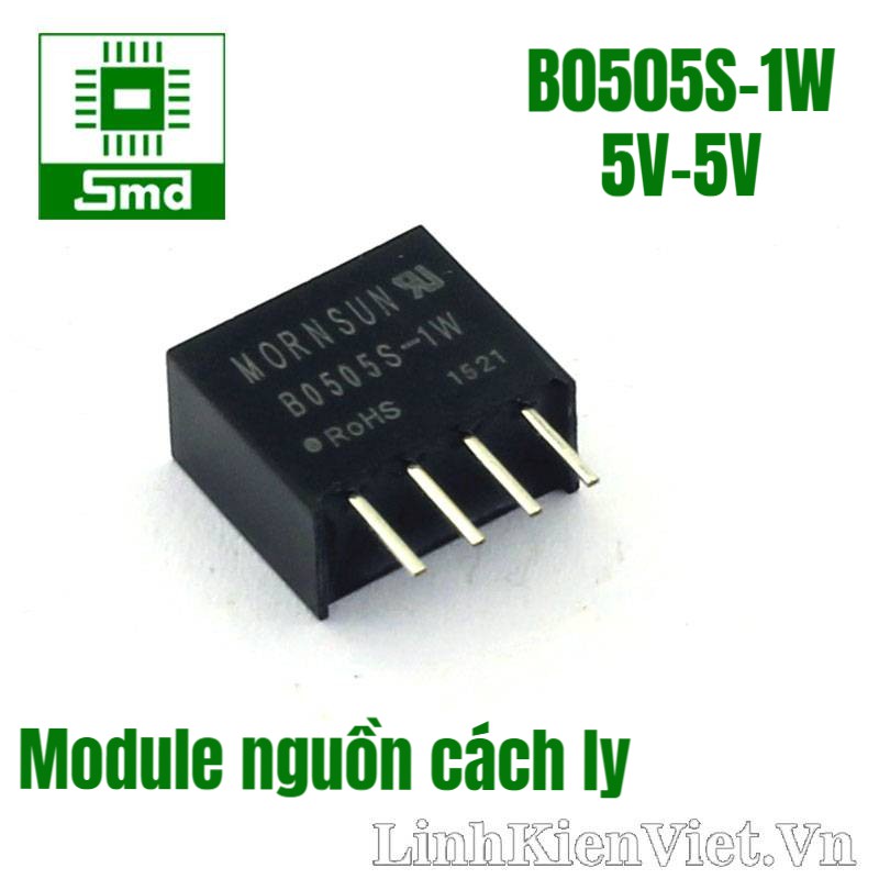 Module nguồn cách ly B0505S-1W DC-DC (5V-5V)