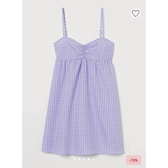 Váy 2 dây tím HM size 36