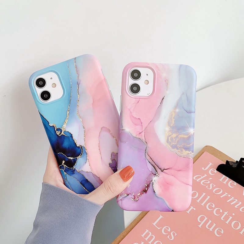 Ốp Điện Thoại Cao Su Mềm Họa Tiết Đá Hoa Cương Cho iPhone 14 13 12 11 Mini Pro MAX X XR XS MAX 8 7 Plus + SE 2020