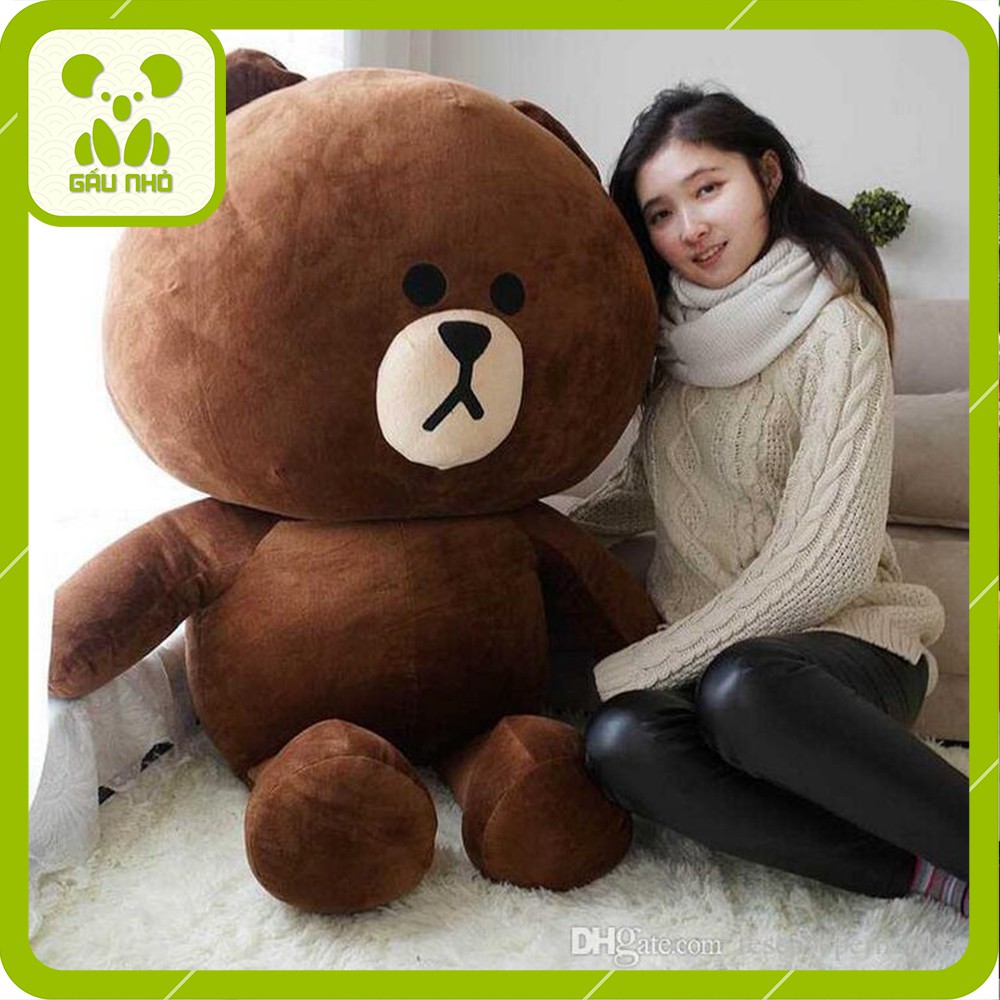 Gấu Bông Cao Cấp Brown Siêu Dễ Thương  95 CM - GẤU NHỎ