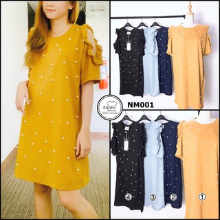 [ẢNH THẬT] Đầm thun nữ Bigsize Namo, phom suông rộng Thái Lan Freesize - NM001 | Shopee Việt Nam