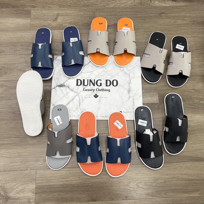 Dép Lê HM đế trắng cao su