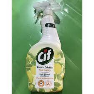 Nước xịt lau bếp CIF chai thể tích 500ml
