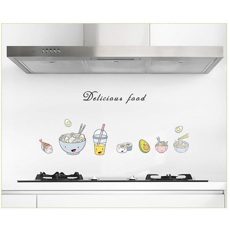 Decal dán bếp chống thấm dầu - lau chùi, vệ sinh dễ dàng - decalamyshop