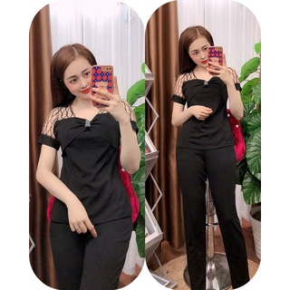 Sét bộ thun cát hàn mặc nhà. chch16