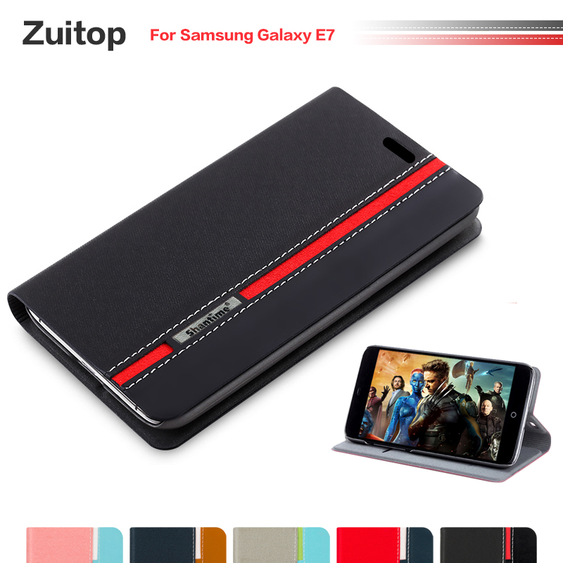 Ốp Lưng Da PU Cho Samsung Galaxy E7