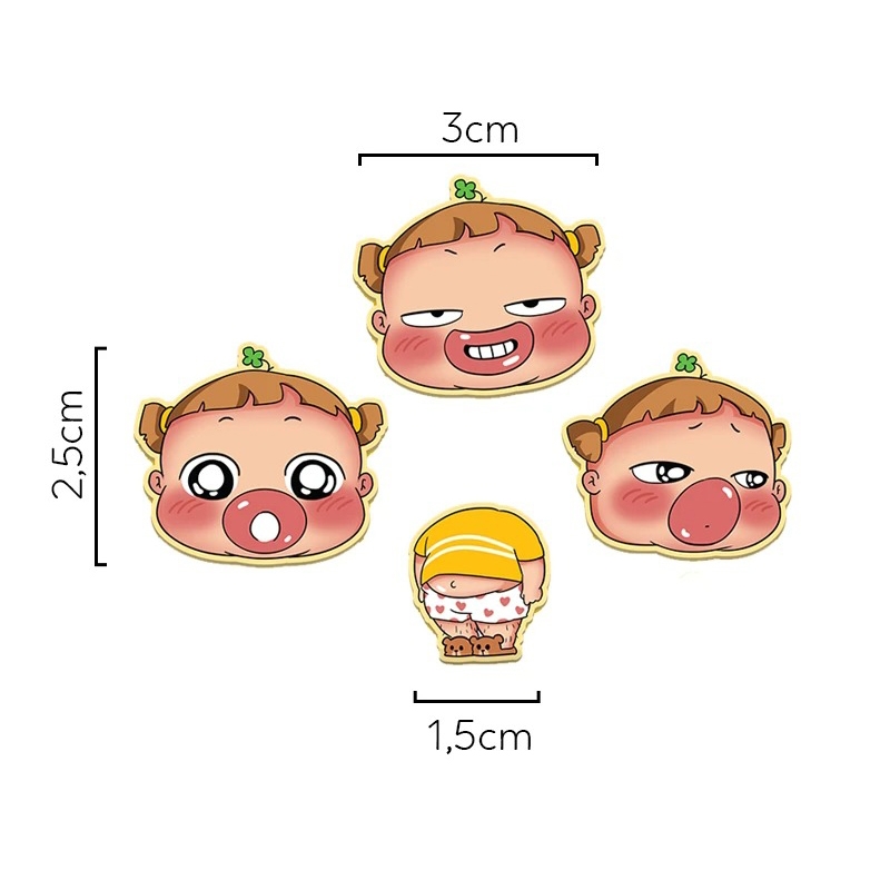 Bộ Huy Hiệu Quỳnh Aka Nghiêm B-PK60001