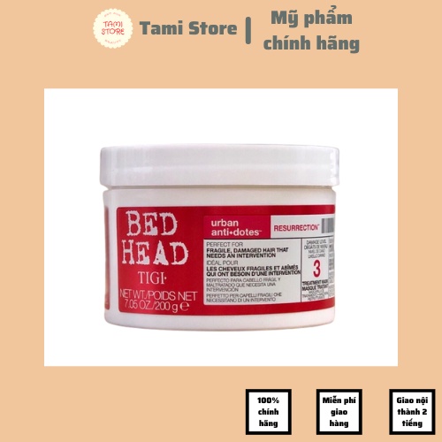 Kem Ủ Tóc Tigi Bed Head Đỏ - Chứa Nano Collagen Hồi Sinh Tóc Hư Tổn [FREESHIP][TIGI] - Store Tami