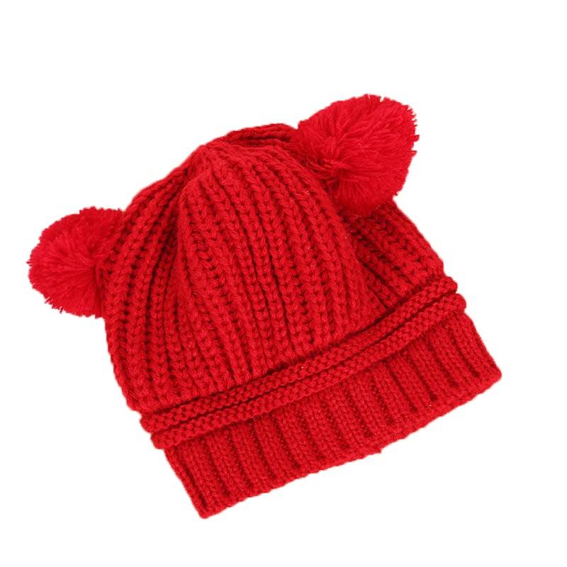 Mũ Len Beanie Mềm Mại Giữ Ấm Cho Trẻ Sơ Sinh