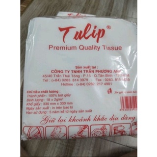 Giấy vuông Tulip hàng đẹp.