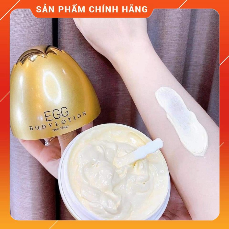 KEM Body Lotion Egg Trứng vàng 250gr