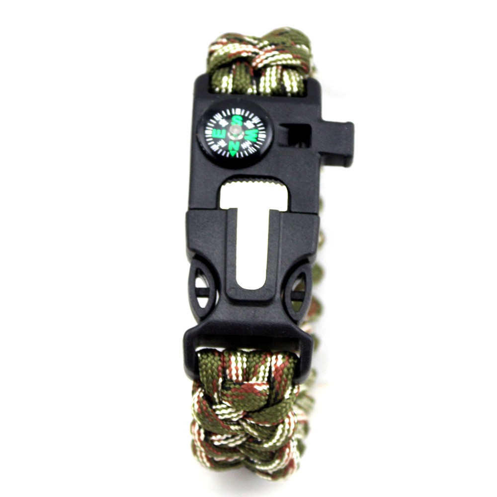 Vòng tay sinh tồn Paracord 5 in 1