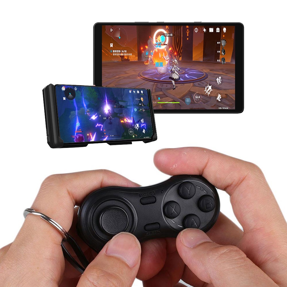 Mini Gamepad Không dây Bluetooth V4.0 Trò chơi Tay cầm Trò chơi Điện thoại Thông minh Cần điều khiển VR Điều khiển Từ xa