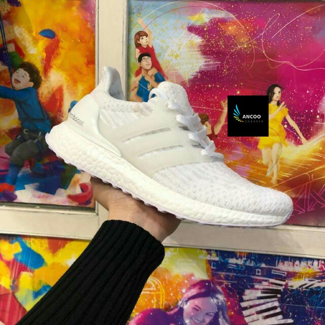 (SALE HOT) giày thể thao ULTRA BOOST 3.0 Triple White full trắng (FULLBOX)