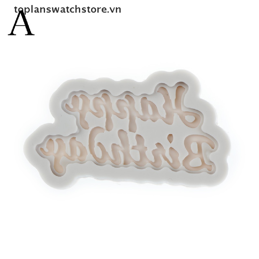 Khuôn Làm Trang Sức Hình Chữ Happy Birthday Đẹp Mắt Tiện Dụng